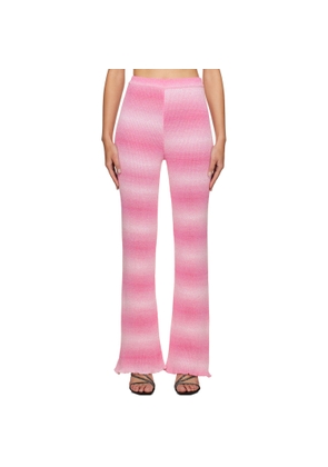 MSGM Pink Gradient Trousers