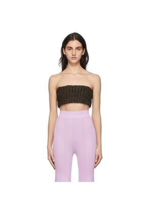 REMAIN Birger Christensen Brown Miana Tube Top