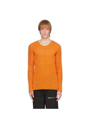 Dion Lee Orange Grid Sweater