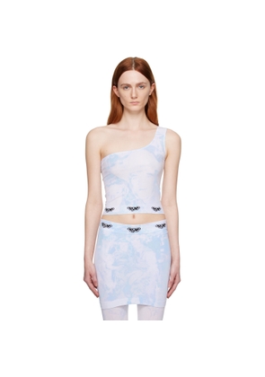 TYT SSENSE Exclusive Blue & White Pat N' Pete 4Ever Tank Top