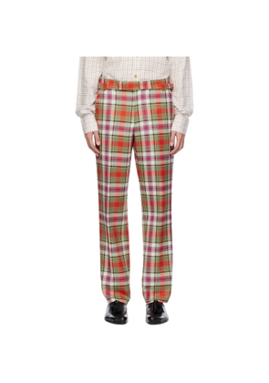 Vivienne Westwood Green & Red Sang Trousers