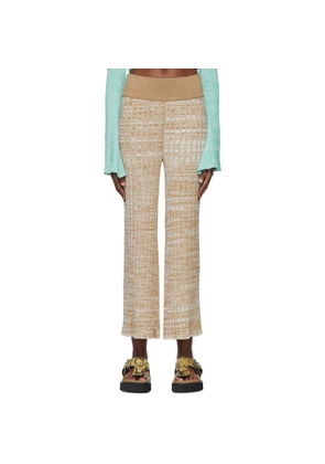 Valentine Witmeur Lab Beige Viscose Trousers