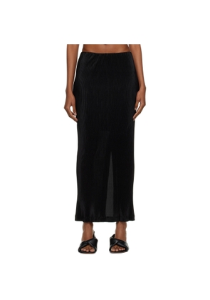 THIRD FORM Black Rolling Hills Maxi Skirt