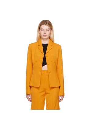 Olēnich Orange Fitted Blazer