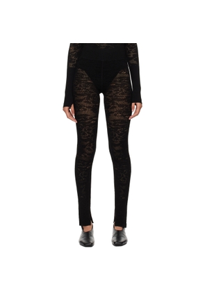 Maria McManus Black Lace Leggings