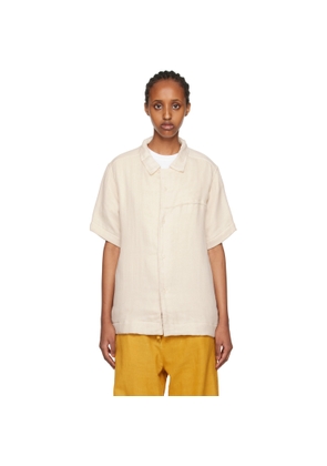 AIREI Off-White Raw Edge Shirt