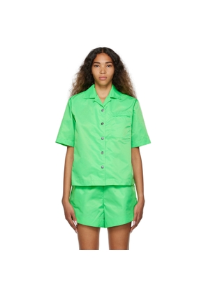 REMAIN Birger Christensen Green Storm Shirt