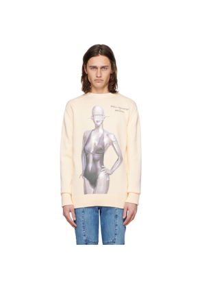 Stella McCartney Off-White Embroidered Sweater