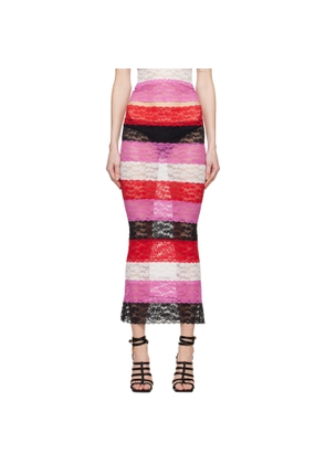 Sinead Gorey Multicolor Paneled Maxi Skirt