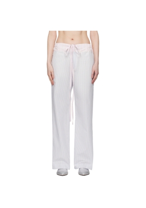 Edward Cuming Blue Patchwork Trousers
