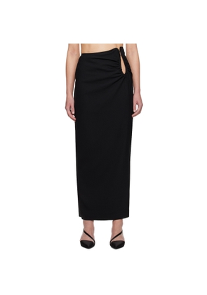 WYNN HAMLYN Black Ella Maxi Skirt