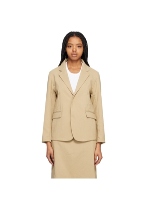 Snow Peak Beige Lightweight Blazer