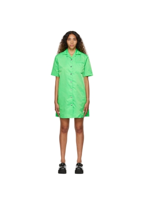 REMAIN Birger Christensen Green Storm Minidress