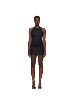BEC + BRIDGE Black Marianna Halter Minidress
