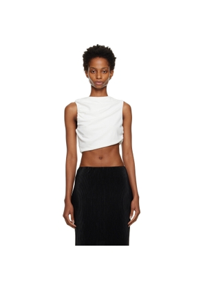THIRD FORM Off-White Marble Tank Top