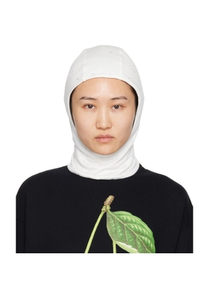 UNDERCOVER White Crystal-Cut Balaclava