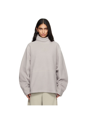 MM6 Maison Margiela Beige Salomon Edition Pile Turtleneck