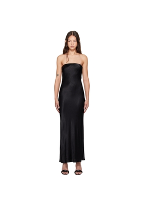 BEC + BRIDGE Black Moon Dance Strapless Maxi Dress