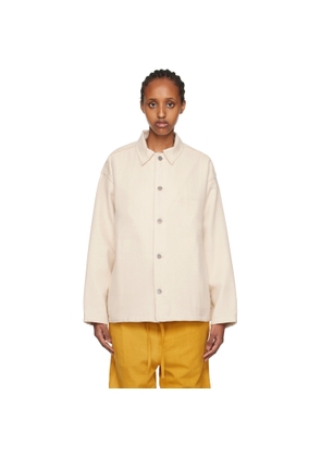 AIREI Off-White Raw Edge Jacket