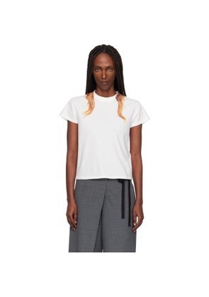 MM6 Maison Margiela Off-White Cotton Jersey T-shirt
