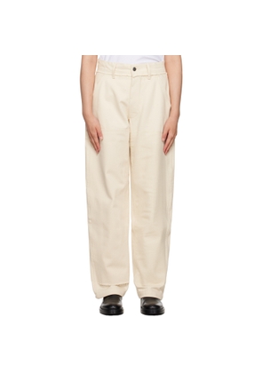 AIREI Beige Panel Trousers