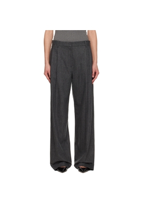 KHAITE Gray August Trousers