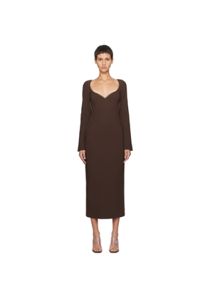 Paris Georgia Brown Fabienne Midi Dress