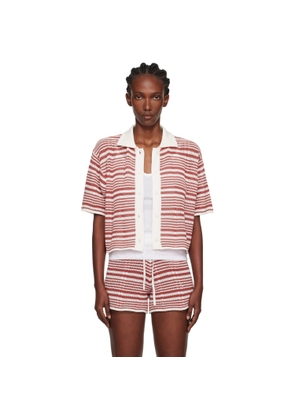 Holzweiler White Kelp Striped Shirt