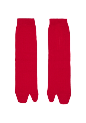 Maison Margiela Red Tabi Socks