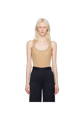6397 Beige Skinny Tank Top