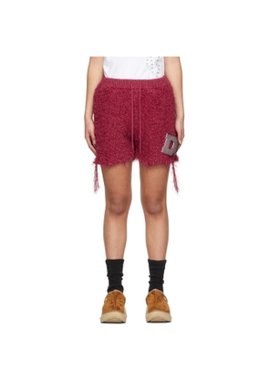 doublet Pink Metal Letter Shorts