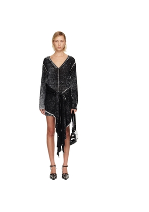 Diesel Black & White M-Egaknot Minidress