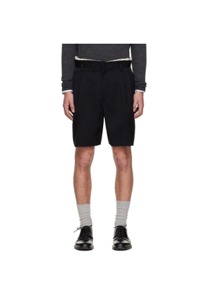 Maison Margiela Black Tailored Shorts