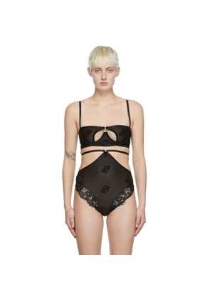 DIDU Black Polyester Briefs