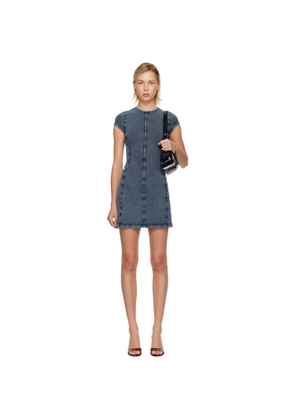 Diesel Blue D-Cupsleeves Minidress