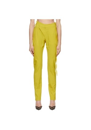 Ottolinger Yellow Polyester Trousers
