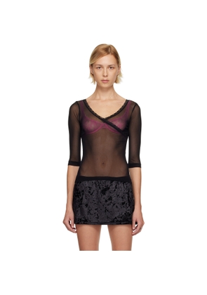 Fruity Booty Black Moss Wrap T-shirt