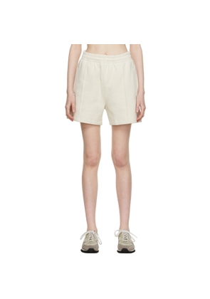 VAARA Off-White Fleece Lounge Shorts