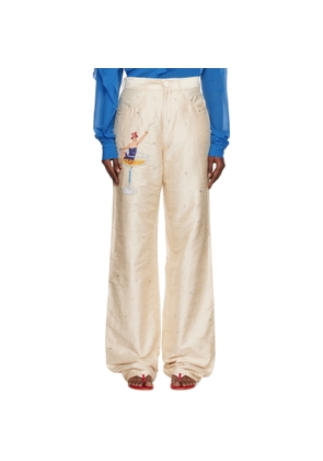 Caro Editions Off-White Annika Clown Trousers
