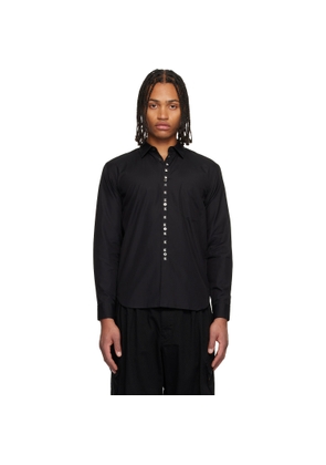 Black Comme des Garçons Black Studded Shirt