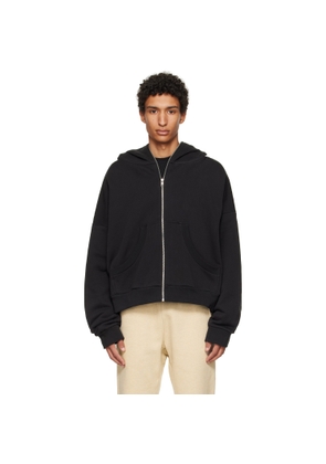 Entire Studios Black Eternal Zip Hoodie