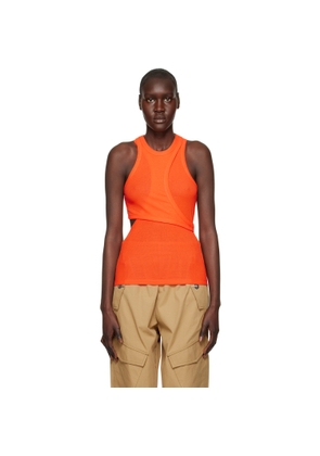 Dion Lee Orange Modular Tank Top