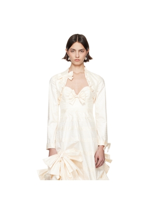 SUPER YAYA SSENSE Exclusive Bridal Capsule Bolero Cardigan