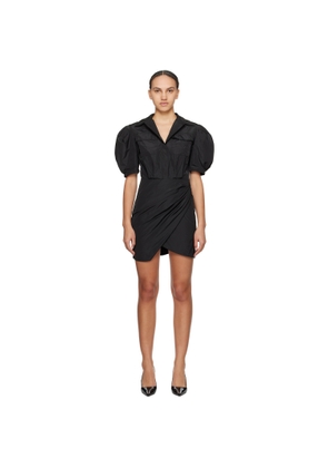 MSGM Black Balloon Minidress