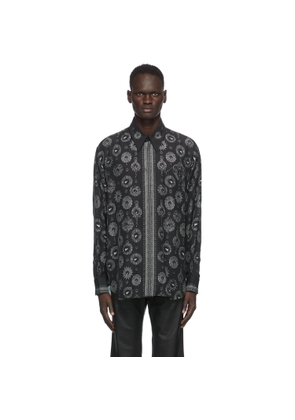 Givenchy Black & Grey Jewelry Printed Shirt