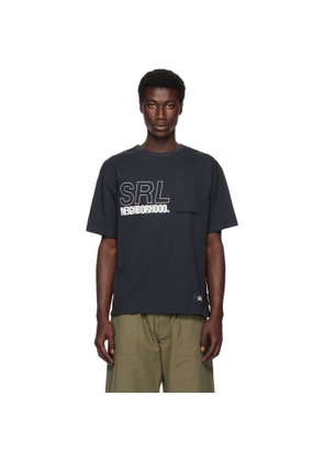 Neighborhood Black 'SRL' Sheltech Crewneck-P S/S T-shirt