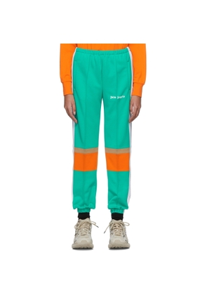 Palm Angels Green & Orange Track Lounge Pants