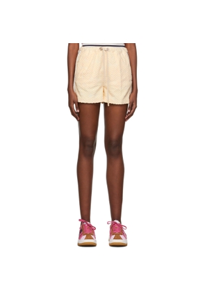 Palm Angels Beige Cotton Shorts