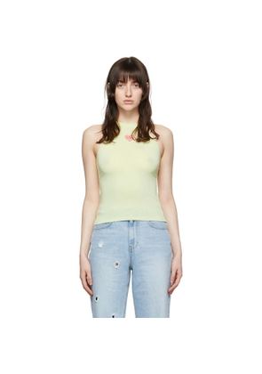 SJYP Green Rayon Tank Top
