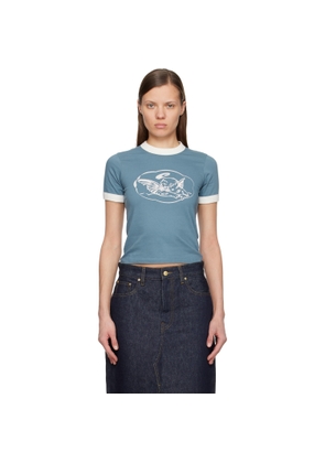 Carhartt Work In Progress Blue Reminiscing Ringer T-shirt